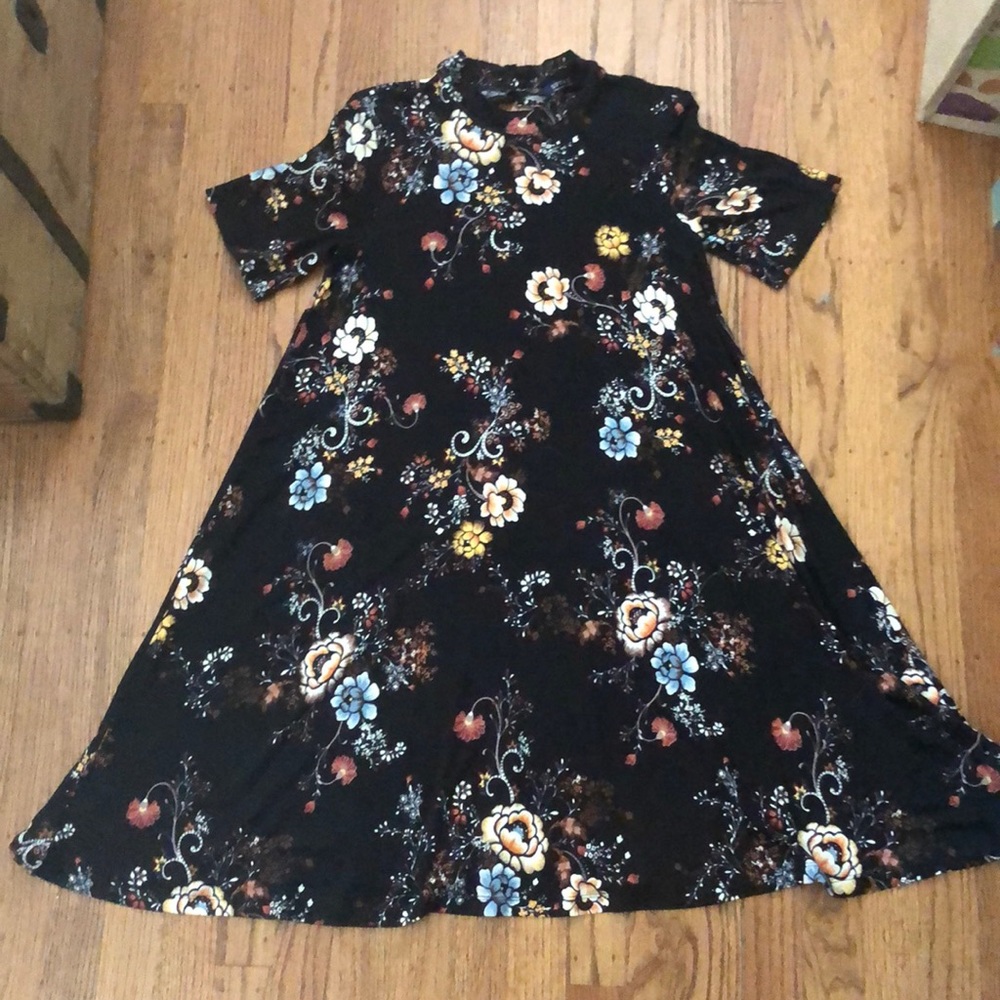 American Eagle High Neck Swing Dress